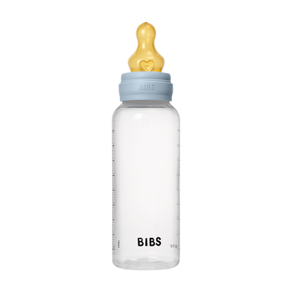 BIBS Baby BPA-Free Polypropylene Bottle Set 9oz Latex | Medium Flow