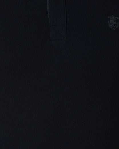 Black Polo Neck T-Shirt