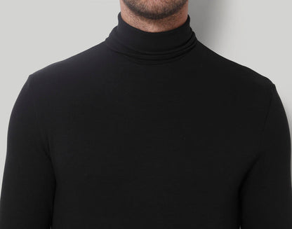 Black Turtle Neck T-Shirt
