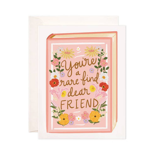 Bloomwolf Studio - You're a Rare Find Dear Friend Card