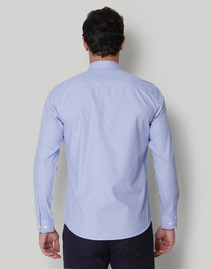 Blue Check Full Sleeves Shirt
