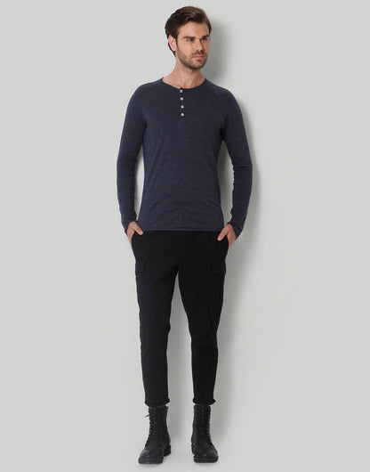 Blue Crew Neck T-Shirt