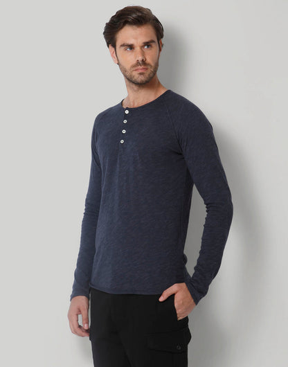 Blue Crew Neck T-Shirt