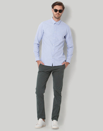 Blue Full Sleeves Shirt