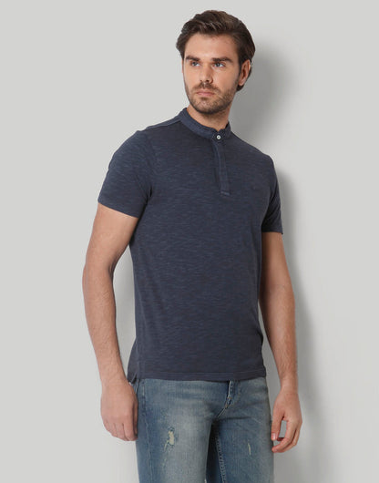 Blue Henley T-Shirt