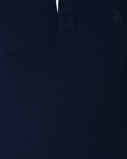 Blue Polo Neck T-Shirt