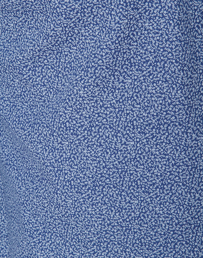 Blue Printed Full Sleeves Shirt