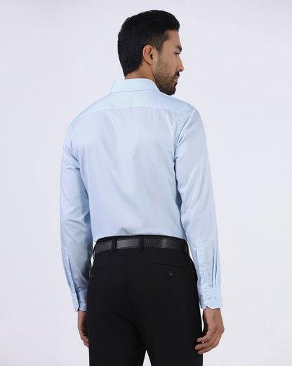 Blue Printed Shirt - Cube