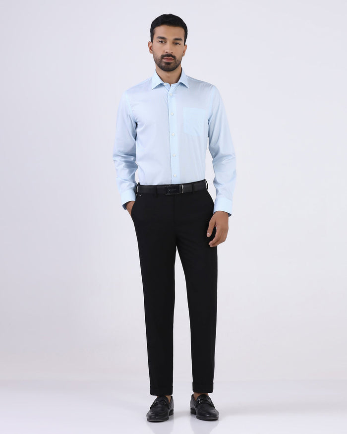Blue Printed Shirt - Cube