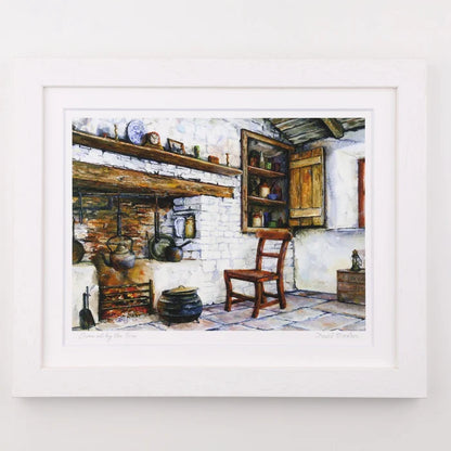 Blue Shoe Gallery Irish Art | Come sit by the fire