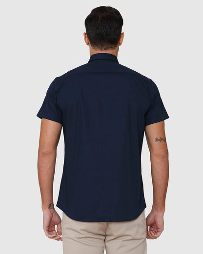 Blue Short Sleeves Shirt