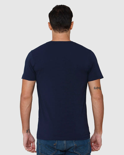 Blue V-Neck T-Shirt