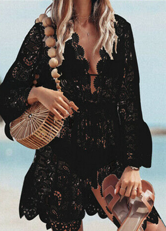 Boho Beach Maxi Dress Cover-Up for Effortless Summer Style - RFE Marketing Ventures