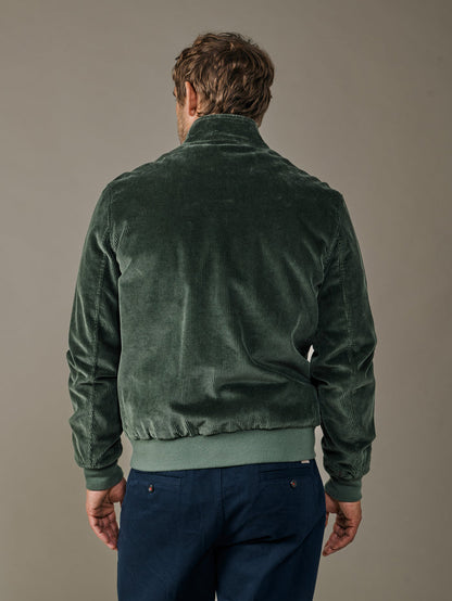 Aubin Khaki Bolsover Corduroy Harrington | Harrington