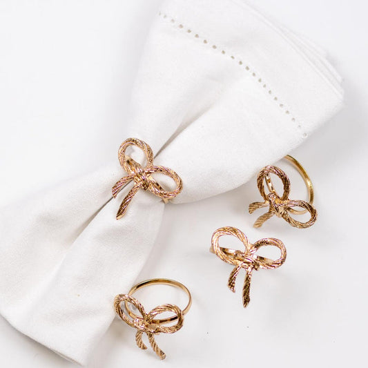 Bow Napkin Rings (Set of 4)