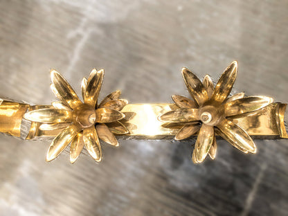 Brass Pineapple Candle Holders Centerpiece Hollywood Regency