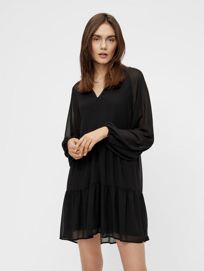 Braylon Smock Dress (Black)