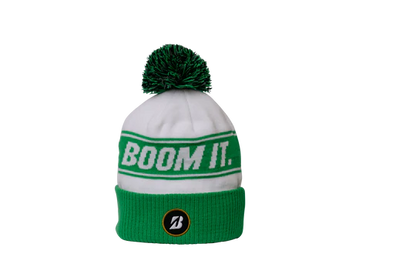BRIDGESTONE MENS BOOM IT KNIT POM GOLF BEANIE