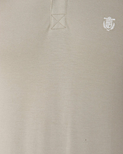 Brown Polo Neck T-Shirt