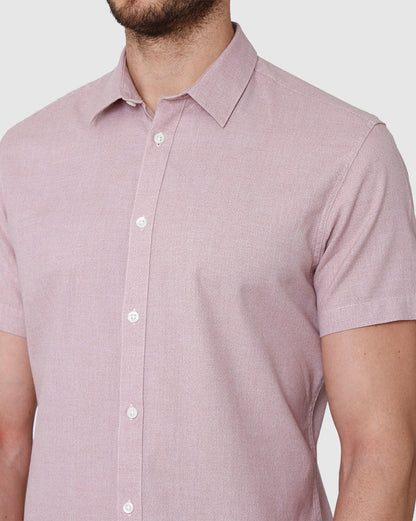 Brown Short Sleeves Shirt