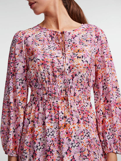 BRUNA MIDI DRESS (VIOLET FLOWER)