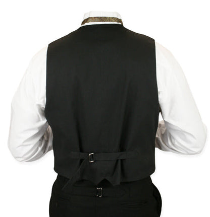 Burke Herringbone Vest - Walnut