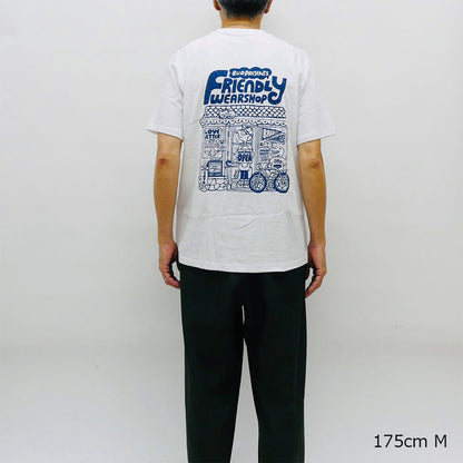 B.V.D.×TACT SATO FRIENDLY WEAR SHOP TEE