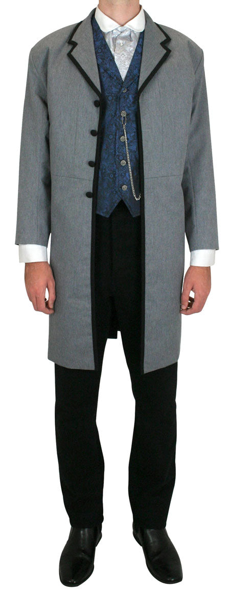 Callahan Frock Coat - Steel Gray