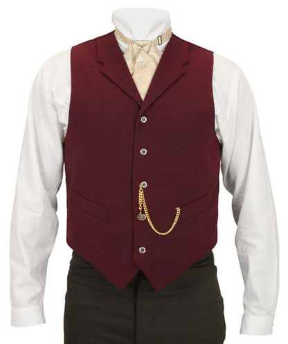 Callahan Vest - Burgundy