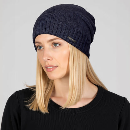 Giesswein Longbeanie Schwarzenstein - bleu acier 549