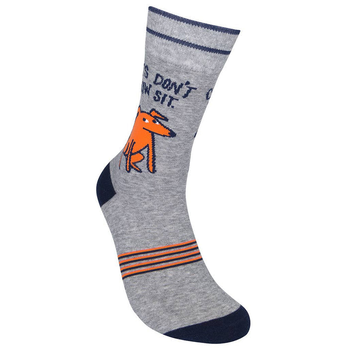 Cats Don't Know Sit Socks - CLOSEOUT | Funatic - Wichita Home Outlet
