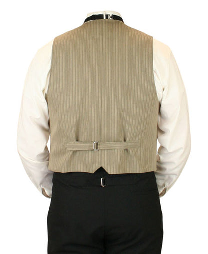Cavell Vest - Tan Stripe