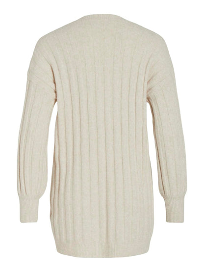 CIA OPEN CARDIGAN (NATURAL MELANGE)
