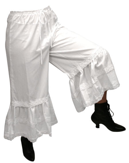 Classic Cotton Bloomers - White