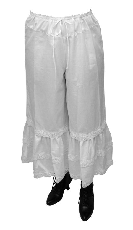 Classic Cotton Bloomers - White