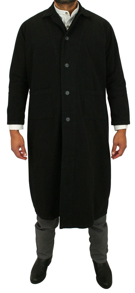 Classic Cotton Duster - Black