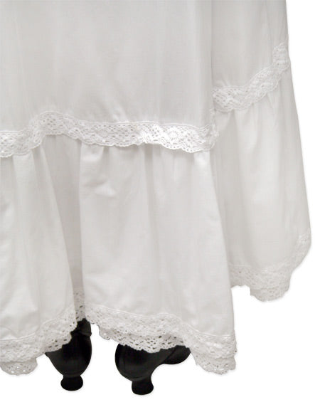 Classic Cotton Petticoat - White