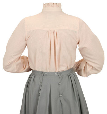 Claudette Blouse - Pink Stripe