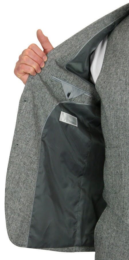 Clifton Suit - Gray Tweed
