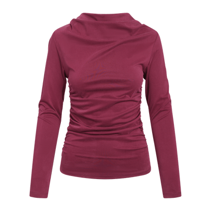 Urban Pioneers Female Clio LS Top TOP BURGUNDY