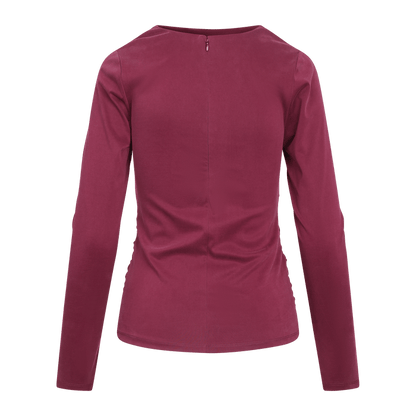 Urban Pioneers Female Clio LS Top TOP BURGUNDY