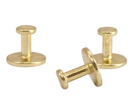 Collar Studs, Gold Tone (3-pack)