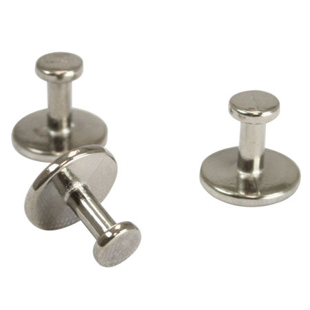 Collar Studs, Silver (3-pack)