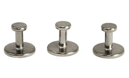 Collar Studs, Silver (3-pack)