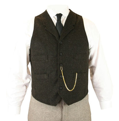 Collier Vest - Heather Brown
