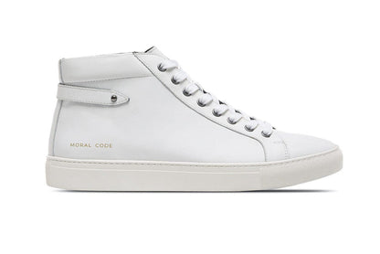 Moral Code Colton Men's High Top Sneaker - #color_white