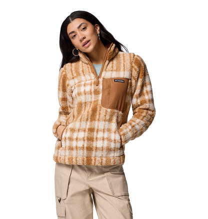 CAMEL BROWN HERRINGPLAID / LARGE