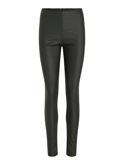 COMMIT COATED PANTS (BLACK)