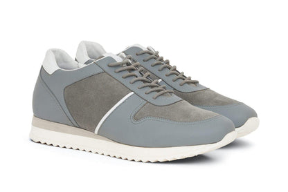 Moral Code Connor Men's Casual Trainer -Grey-8 #color_grey
