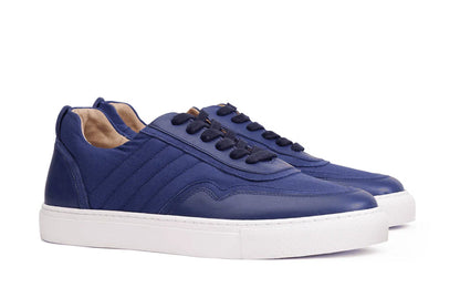 Moral Code Coral Women's Casual Lace-up Sneaker -Navy-6.5  #color_navy